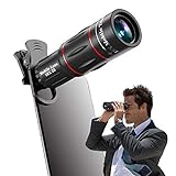 APEXEL Universal 18X Clip-On Tele Teleskop Kamera Handy Zoom Objektiv für iPhone X / 8 7 Plus / 6S Samsung Galaxy S8 S7 Huawei und die meisten Android Smartphone