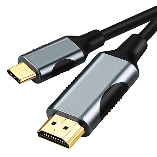 Chliankj USB C auf HDMI Kabel, für 4K 60Hz Videoübertragung, USB Typ C auf HDMI Kabel, 1.8m/6ft langes Adapter Kabel, für Samsung S8 / S9 / Note 8, MacBook Pro und mehr