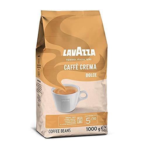 Lavazza Caffè Crema Dolce, 1kg-Packung, Arabica und Robusta, Mittlere Röstung​