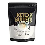 Keto Bullet Instant Kaffee Pulver | Low Carb löslicher Kaffe mit MCT Öl & Bio-Kokosnuss-Extrakt zum schnellen Abnehmen | Natürlicher Weight Loss Coffee perfekt für Paleo & Ketogene Ernährung 1Pack