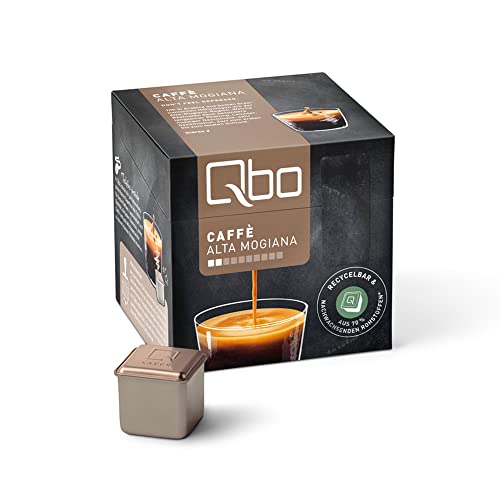 Tchibo Qbo Vorratsbox Caffè Alta Mogiana Premium Kaffeekapseln, 216 Stück – 8x 27 Kapseln (Kaffee, nussig), nachhaltig & aus 70% nachwachsenden Rohstoffen