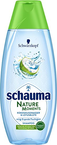 Schwarzkopf Schauma Nature Moments Shampoo, Kokosnusswasser und Lotusblüte Shampoo Premium, 5er Pack (5 x 400 ml)