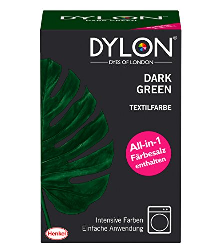 DYLON Textilfarbe, Dark Green, 1er Pack (1 x 1 Stück)