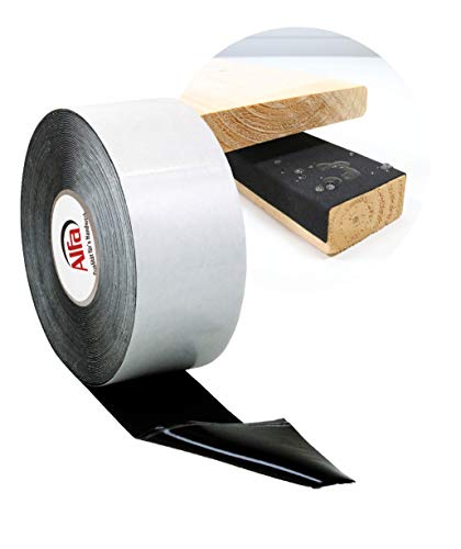 Abdeckband Holz & Unterkonstruktionen - einseitig selbstklebendes Terrassen-tape - Niederschlagschutz 80 mm x 1 mm x 20 m