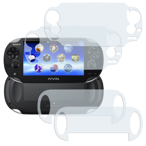 mumbi Schutzfolie kompatibel mit Sony Playstation Vita Folie klar, Displayschutzfolie (4X)