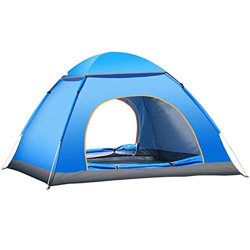 YUANJ Pop up Zelt, 3-4 Personen Ultraleichte Camping Zelt, Outdoor/Beach Wurfzelt mit Tragetasche für Trekking, Camping
