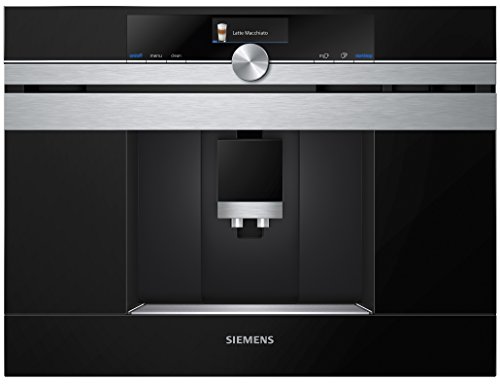 Siemens CT636LES1 iQ700 Einbau-Kaffeemaschine / sensoFlow System / Intelligent Heater Inside / OneTouch Function / calc’nClean / autoMilk Clean / edelstahl