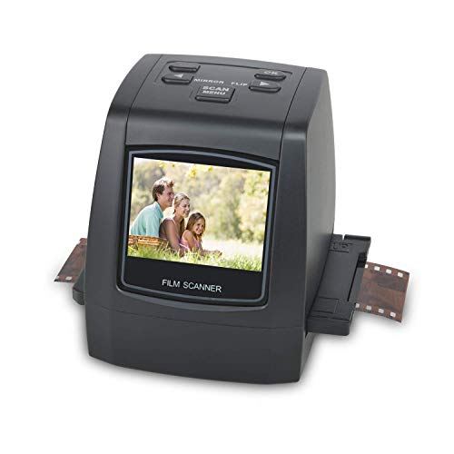DIGITNOW! Film-Scanner Diascanner Tragbarer hochauflösender 22MP All-In-1-Film- und Diascanner für Super-8-Film, 35-mm-Dias und -Negative, 110 und 126 Film-zu-Digital-Konverter