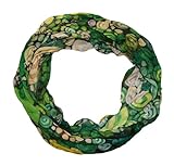 beybey® Trance Edition Damen Seide Loop Schal in herrlichen Farben - ein Seidenschal zum Verlieben (grün)