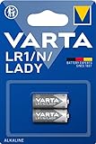 VARTA Batterien LR1/N/Lady, 2 Stück, Alkaline Special, 1,5V, für Uhren, Alarmanlagen, Fotoapparate, Taschenrechner, Garagentoröffner