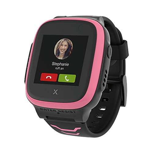 Xplora Kids Watch X5 Play eSIM GPS-Smartwatch für Kinder mit SOS-Taste, Standort-Anzeige, Telefon & Sprachnachrichten | per App mit Smartphone der Eltern verbunden | pink