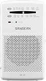 Sangean SR-35 Weiß Radio FM/Am Lautsprecher Eingebaute TELESKOPISCHE Antenne Ausgang Kopfhörer