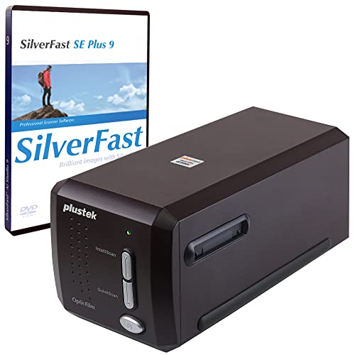Plustek OpticFilm 8300i SE - Digital Film- und Diascanner, Konvertiert 35mm Negativ und Dia, inkl. SilverFast SE Plus 9