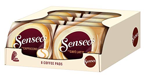 Senseo Pads Probierbox mit 2 Sorten: Cappuccino und Cafe´ Latte, 80 Kaffeepad, 10 x 8 Getränke, 920 kg