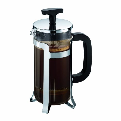 Bodum JESPER Kaffeebereiter (French Press System, Verchromter Edelstahlrahmen, 0,35 liters) glänzend