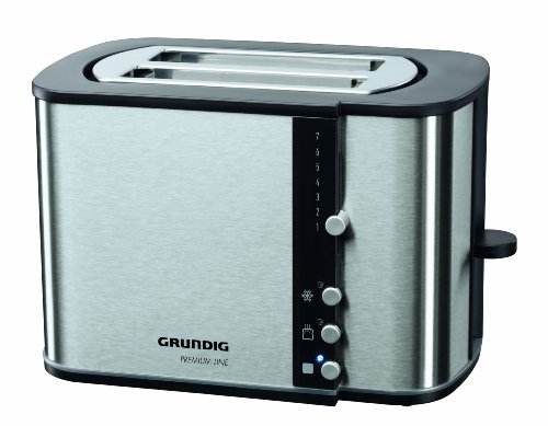 Grundig TA 5260 Premium-Toaster (870 Watt), silber