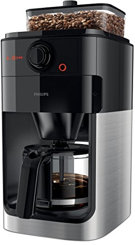 Philips Domestic Appliances Grind und Brew HD7767/00 Filterkaffeemaschine (mit Mahlwerk) edelstahl/schwarz