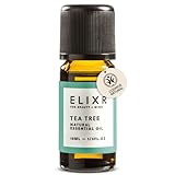 ELIXR – Teebaumöl zur Bekämpfung von Hautunreinheiten, überschüssigem Talg, Pickeln & Akne – 100% naturreines ätherisches Öl aus Teebaumblättern – zertifizierte Naturkosmetik aus Deutschland (10 ml)