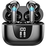 Bluetooth Kopfhörer, Kopfhörer Kabellos Bluetooth 5.3 In Ear Kopfhörer mit 4 ENC Mikrofon, 2023 Neue Kabellose Kopfhörer Noise Cancelling Earbuds mit 56H Deep Bass, USB-C, IP7 Wasserdicht Ohrhörer…