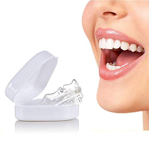 FQXM Zahnspange, Zahnersatz, Zahn Sets, Teeth Whitening, Bequeme Passform Zähne Schutz,Clear,D1