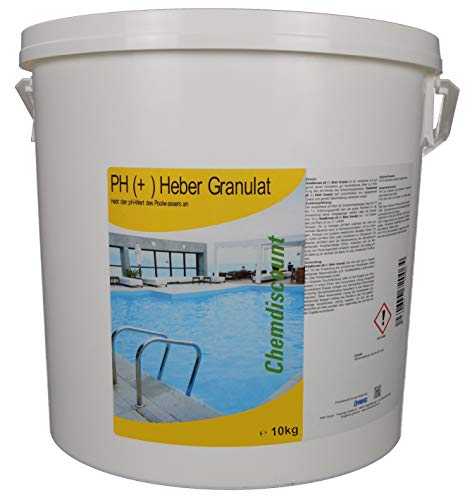 Chemdiscount 10kg pH Plus Granulat pH Heber fest ph