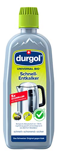 durgol universal bio Schnell-Entkalker – Ökologischer Kalkentferner für alle Haushaltsgeräte – Deutsche Version – 1 x 500ml