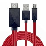 OcioDual MHL 11 Pin Micro USB zu HDMI auf HD TV Adapter Cable Kabel Konverter für Samsung Galaxy S3/S4 Note 2/3/4/Pro Tab S