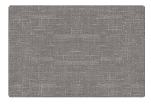 AmazonUkkitchen Duni Silikon-Platzdeckchen, 30 x 45 cm, 0, 6 Stück, Granitgrau, 6