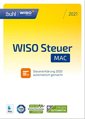 WISO Steuer-Mac 2021 (für Steuerjahr 2020 | Mac Aktivierungscode per Email)