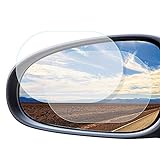 Auto Rückspiegel Seitenspiegel Folie Spiegel wasserabweisend Regenschutz Blendschutz KFZ, Motorrad Universal 150 * 100 mm
