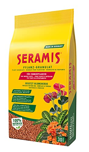 Seramis Pflanz-Granulat für alle Zimmerpflanzen, 30 l – Pflanzen Tongranulat, Blumenerde Ersatz zur Wasser- und Nährstoffspeicherung