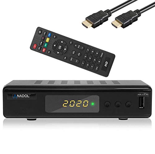 Xaiox [Test GUT * Anadol 111c digitaler Full HD Kabel Receiver - USB Aufnahme Funktion, [Umstieg Analog auf Digital] HDMI Kabel (HDTV, DVB-C / C2, HDMI, Mediaplayer) [automatische Installation]