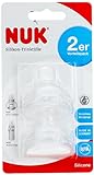 NUK First Choice Soft-Trinktülle, kombinierbar mit allen Flaschen, 6-18 Monate, 2 Stück