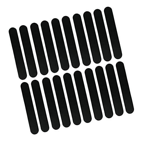 Sharplace 20er Pack 9,3x1,5 '' Hutgrößenreduzierer Saver Sweatband Liner Reduzieren Sie Das Größenband, Schwarz, 23,5 x 3,7 cm