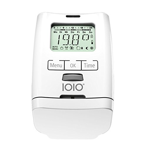 IOIO Elektronisches Heizungsthermostat HT 2000 - Thermostat Heizung programmierbar - Heizkörper Heizungsregler mit Zeitschaltuhr - Heizkörperthermostat Made in Germany