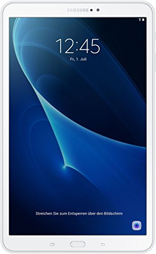 Samsung Galaxy Tab A (SM-T580NZWADBT) 25,54 cm (10,1 Zoll) WiFi Tablet PC (Octa Core, 16 GB eMMC, 2 GB RAM, Android 6.0) weiß