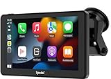 2024 Neuestes Wireless Apple CarPlay & Android Auto, Spedal CL786 CarPlay Display, 7-Zoll IPS Touchscreen Autoradio Kabelloses Car Play, Mirror Link/Bluetooth/Navigation/Sprachsteuerung