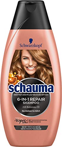 SCHWARZKOPF SCHAUMA Shampoo 6-IN-1 Repair, 1er Pack (1 x 400 ml)
