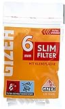 Gizeh Slim Filter sechs mm mit Klebefläche (20 x 120 Stück)