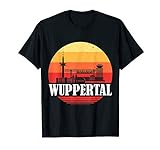Wuppertal Skyline im Retro Vintage Stil T-Shirt