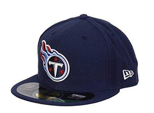New Era 59Fifty Cap - NFL SIDELINE 2017 Tennessee Titans , 7 - (55,8cm),Navy