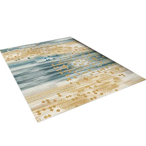 GHGMM Teppich Fußmatten, nordisch Haushalt Wasseraufnahme rutschfest Teppich, Passend für Wohnzimmer Schlafzimmer Sofa Teetisch,A,180 * 120cm