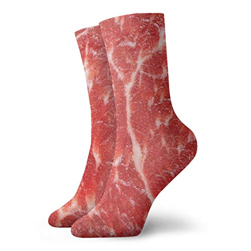 XCNGG Fleisch-Rind-Socken, weich, Laufen, Wandern, Arbeitssocken, bequem, atmungsaktiv, lässig für Männer und Frauen