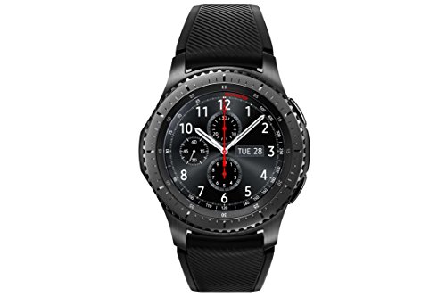 Samsung SM-R760NDAADBT Gear S3 frontier Smartwatch (3,3 cm (1,3 Zoll) Display, NFC, Bluetooth, WLAN, Tizen OS, mit Silikon-Armband)