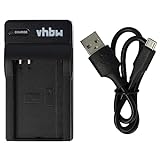 vhbw USB Akkuladegerät kompatibel mit Aiptek VideoSharier VS1 Digitalkamera, Camcorder, Action Cam-Akku - Ladeschale