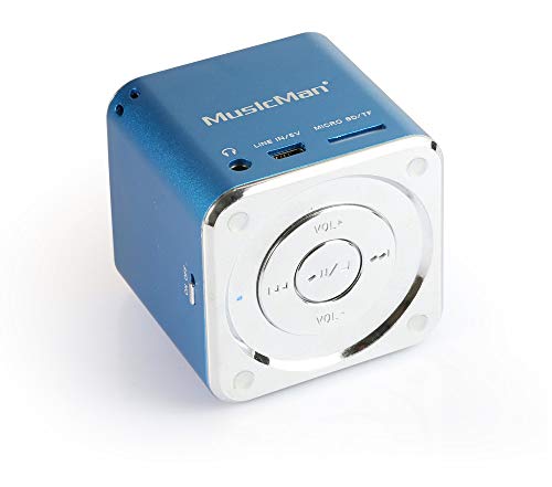Technaxx Mini Musicman 3 W Tragbarer Lautsprecher (1-Wege, 3 W, 150-18000 Hz, 4 Ohm, 10% Kabel)