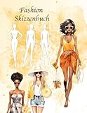 Mode Skizzenbuch weibliche Figuren: A4, Figure Template, Modedesign
