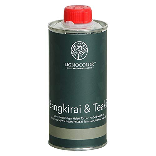 Lignocolor Bangkirai- und Teaköl (250 ml, Natur), Holzschutz Holzöl für den Außenbereich