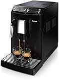 Philips 3100 series EP3510/00 Kaffeevollautomat mit AquaClean Filter und Milchaufschaumdüse - Schwarz