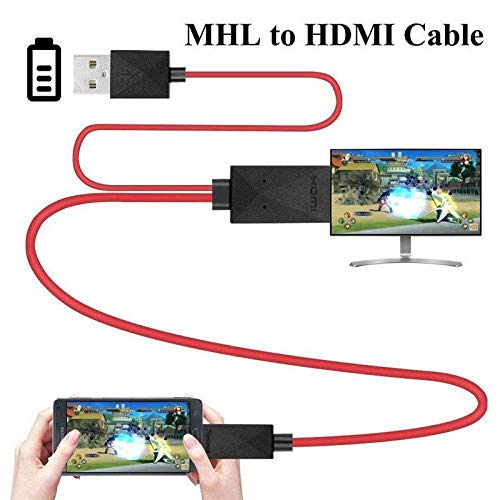 Lovearn 6,5 Fuß MHL Micro USB-zu-HDMI Adapter Konverter Kabel 1080P HDTV für Android-Geräte Samsung Galaxy S3 S4 S5 Note 3 Note 2 Note 8 Note Pro Galaxy Tab 3,11 Pin